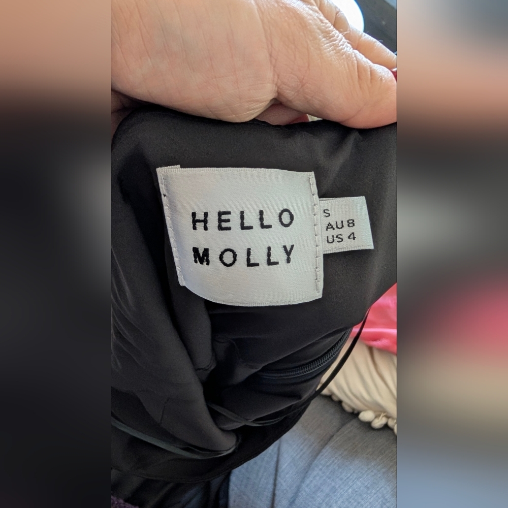 Hello MollyThe Evelina Satin Maxi Dress Black Small - Picture 5 of 8